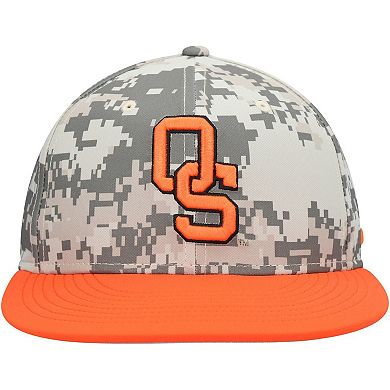 Men's Nike Camo Oklahoma State Cowboys Aero True Baseball Performance Fitted Hat