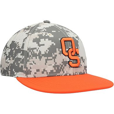 Men's Nike Camo Oklahoma State Cowboys Aero True Baseball Performance Fitted Hat