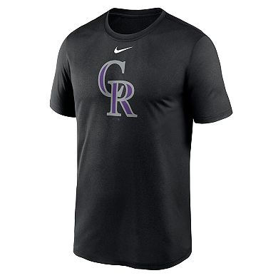 Men's Nike Black Colorado Rockies New Legend Logo T-Shirt