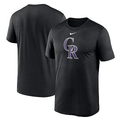 Men's Nike Black Colorado Rockies New Legend Logo T-Shirt