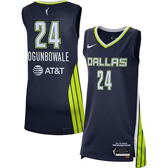 Women's Nike Arike Ogunbowale Navy Dallas Wings 2021 Explorer Edition Victory Player Jersey