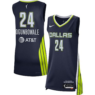Women's Nike Arike Ogunbowale Navy Dallas Wings 2021 Explorer Edition Victory Player Jersey