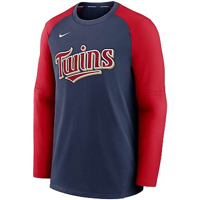 Men's Nike Navy/Red Minnesota Twins Authentic Collection Pregame ...