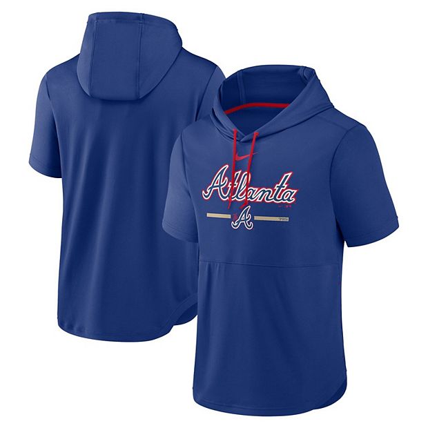 Atlanta Braves Nike Therma Pullover Hoodie - Navy