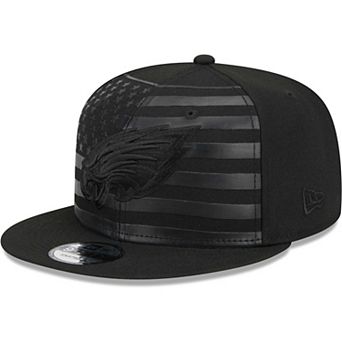 Men's New Era Black Philadelphia Eagles Independent 9FIFTY Snapback Hat