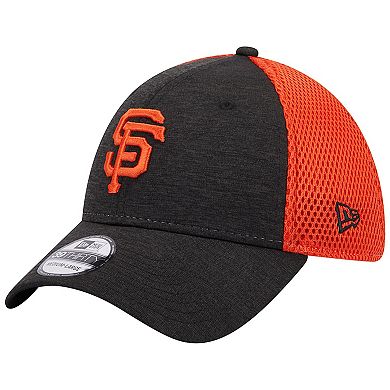 Men's New Era Black San Francisco Giants Shadow Neo 39THIRTY Flex Hat