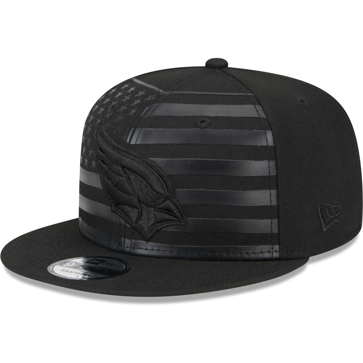 Arizona Cardinals Sideline 9FIFTY Snapback Hat - Black/ White Ink