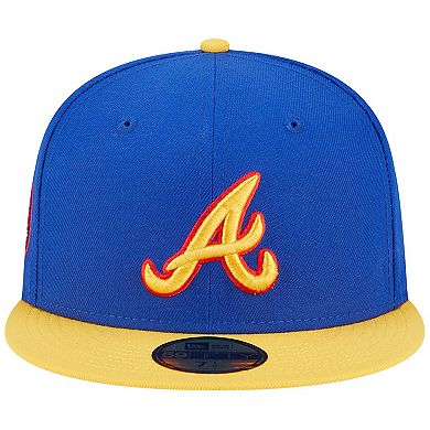 Men's New Era  Royal/Yellow Atlanta Braves Empire 59FIFTY Fitted Hat