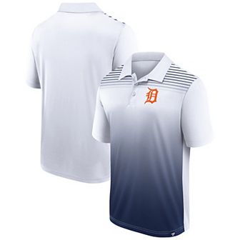 Men's Fanatics Branded White/Navy Detroit Tigers Sandlot Game Polo