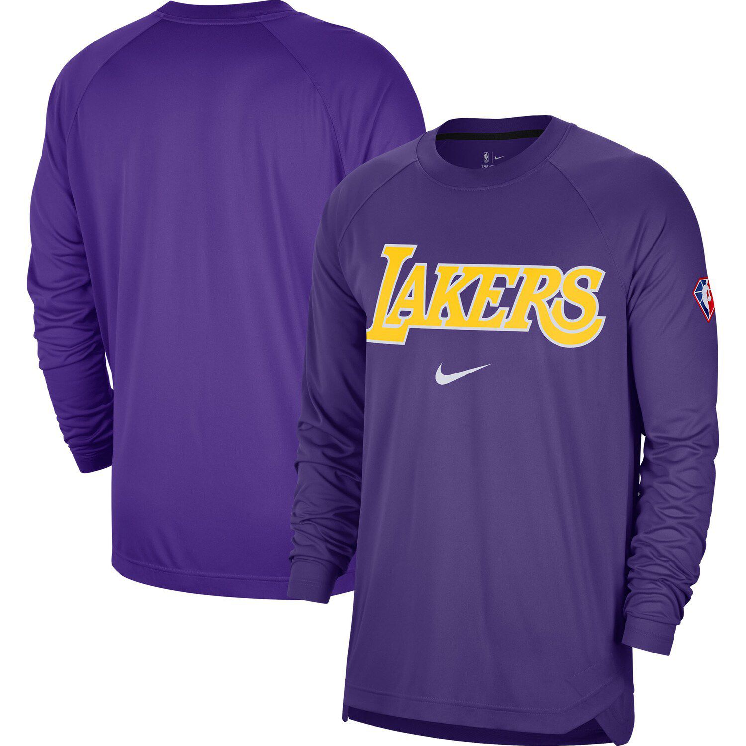 Nike Silver Los Angeles Lakers Courside Chrome Full-Zip Jacket