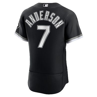 Men's Nike Tim Anderson Black Chicago White Sox Alternate Authentic Player Jersey