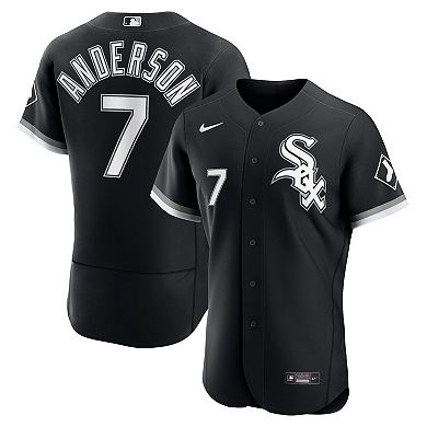 Men's Nike Tim Anderson Black Chicago White Sox Alternate Authentic Player Jersey