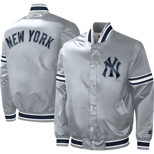 Starter Men's New York Yankees Starter Satin Jacket in Blue | Size L | LS25E167-NYY