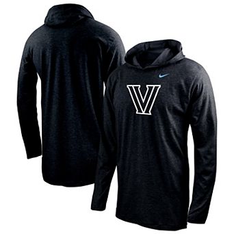 Men's Nike Black Villanova Wildcats Color Pop Performance Hoodie Long Sleeve T-Shirt