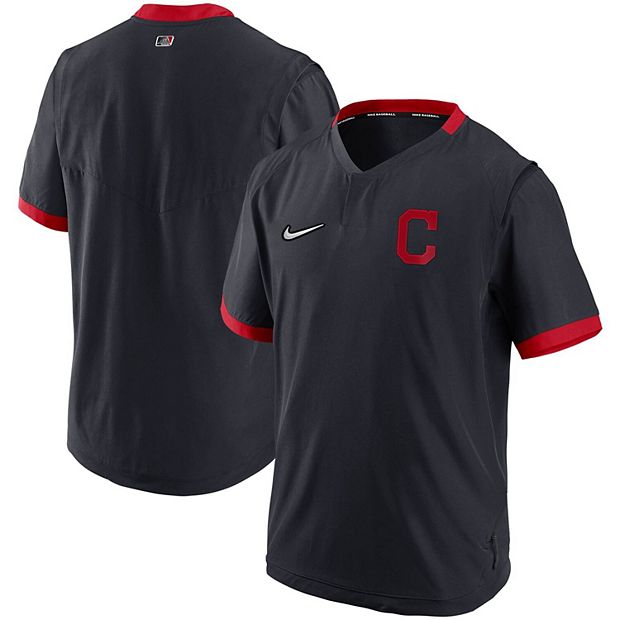 Cleveland Indians Nike Team Short Sleeve Shirt Youth Navy New L