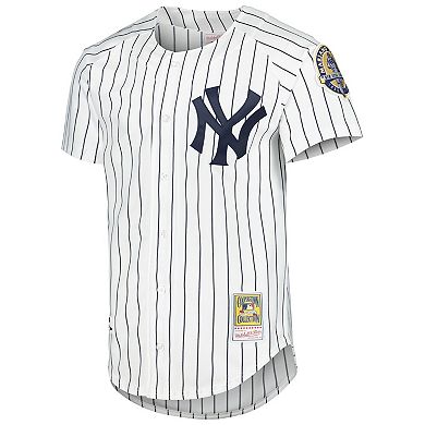 Men's Mitchell & Ness Derek Jeter White New York Yankees Cooperstown Collection Authentic Jersey