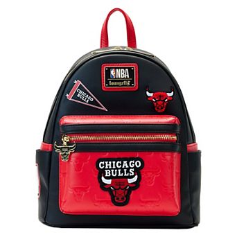 Loungefly Chicago Bulls Patches Mini Backpack