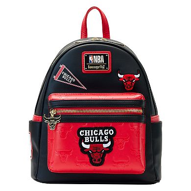 Loungefly Chicago Bulls Patches Mini Backpack