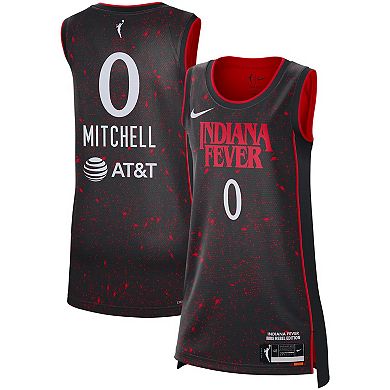 Women's Nike Kelsey Mitchell Black Indiana Fever 2021 Rebel Edition Victory Player Jersey