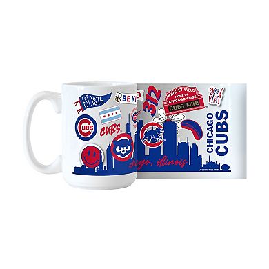 Chicago Cubs 15oz. Native Ceramic Mug