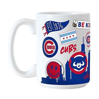 Chicago Cubs 15oz. Native Ceramic Mug