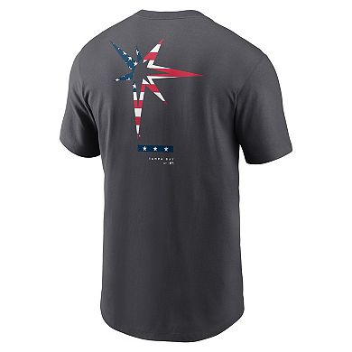 Men's Nike Anthracite Tampa Bay Rays Americana T-Shirt