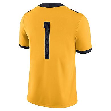 Men's Nike Gold West Virginia Mountaineers Alternate Game Jersey