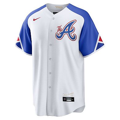 Men's Nike White Atlanta Braves 2023 City Connect Replica Jersey