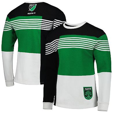Men's Black Austin FC Logo Pullover Sweatshirt