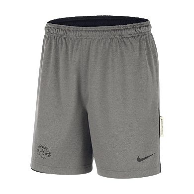 Men's Nike Gray/Navy Gonzaga Bulldogs Reversible Performance Shorts