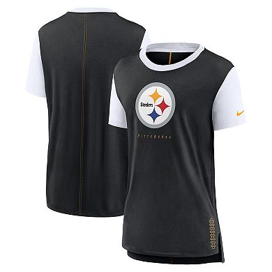 Women's Nike Black Pittsburgh Steelers Team T-Shirt