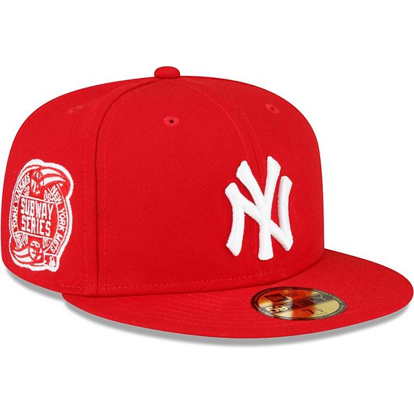 Men's New Era Red New York Yankees Sidepatch 59FIFTY Fitted Hat