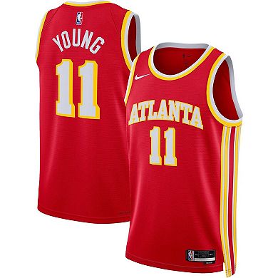 Unisex Nike Trae Young Red Atlanta Hawks 2022/23 Swingman Jersey - Icon Edition