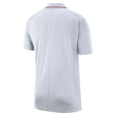 Men's Nike White Arkansas Razorbacks Coaches Performance Polo