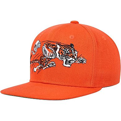 Youth Mitchell & Ness Orange Cincinnati Bengals Gridiron Classics Ground Snapback Hat