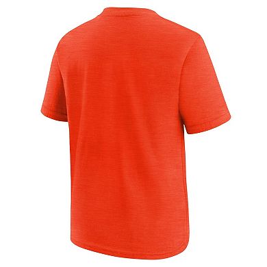 Youth Nike  Orange San Francisco Giants Authentic Collection Early Work Tri-Blend T-Shirt