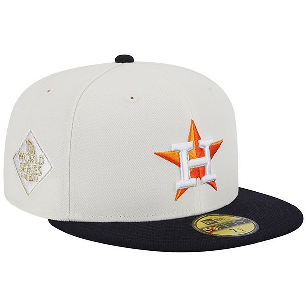 Houston Astros Black Double Throwback New Era 59Fifty Fitted