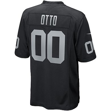 Men's Nike Jim Otto Black Las Vegas Raiders Game Retired Player Jersey