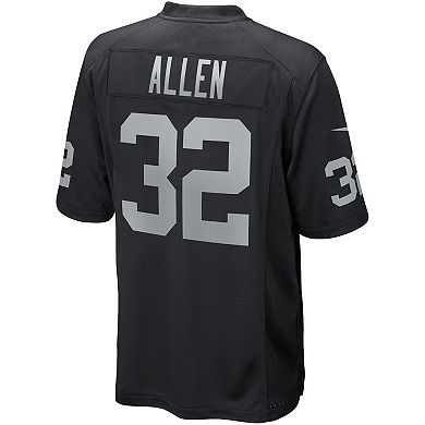 Men's Nike Marcus Allen Black Las Vegas Raiders Game Retired Player Jersey
