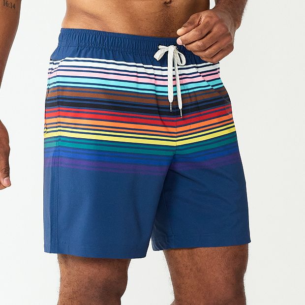 Men's Sonoma Goods For Life® Full Elastic-Waistband Swim Shorts