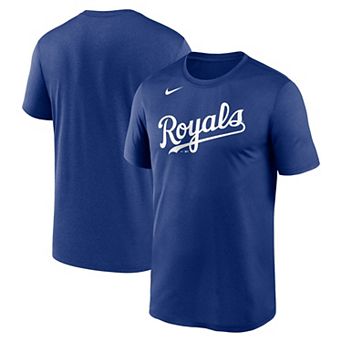 Men's Nike Royal Kansas City Royals New Legend Wordmark Dri-FIT T-Shirt