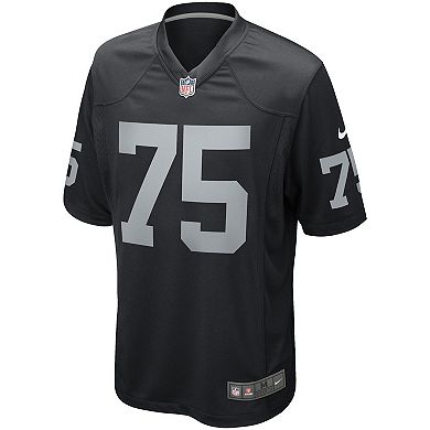 Men's Nike Howie Long Black Las Vegas Raiders Game Retired Player Jersey