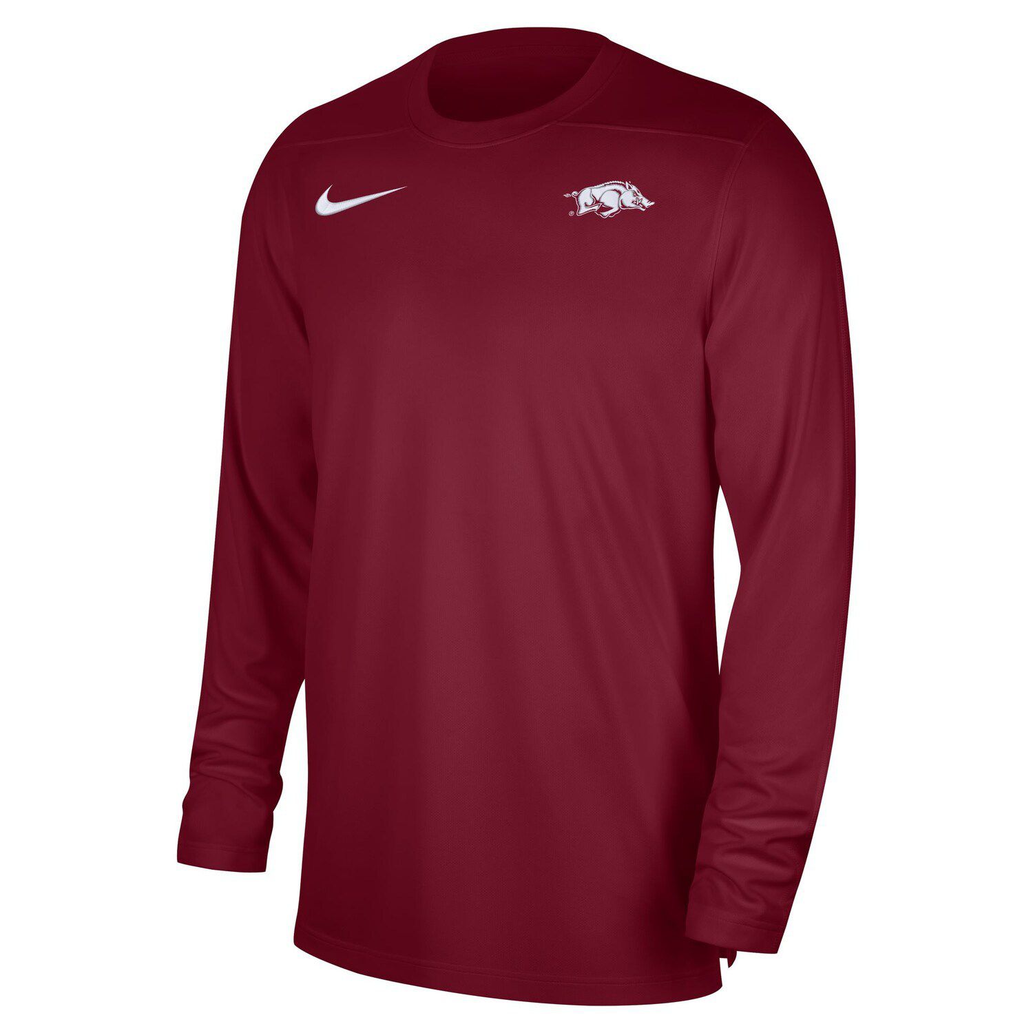 Men's Nike Cardinal Arkansas Razorbacks 2023 Sideline Coaches Long ...