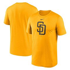 Men's Nike Manny Machado Gold San Diego Padres Name & Number T-Shirt