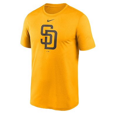 Men's Nike Gold San Diego Padres New Legend Logo T-Shirt