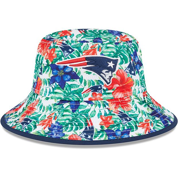 Patriots bucket store hat white