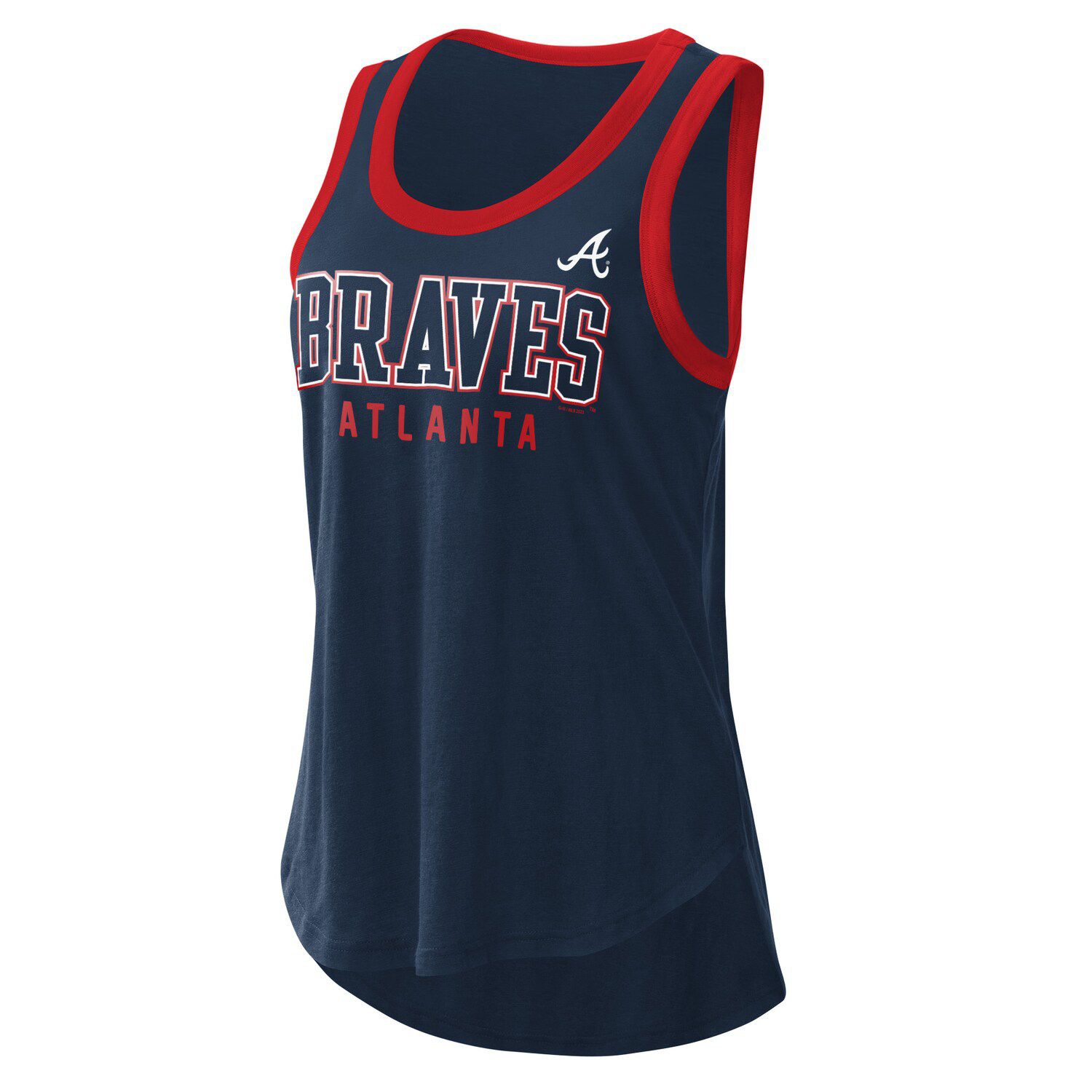 Lids Atlanta Braves '47 Winger Franklin Tank Top - Navy