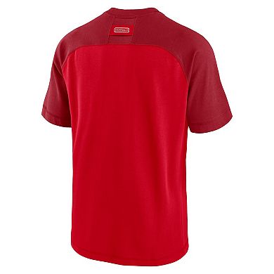 Men's Nike Red Liverpool Travel Raglan T-Shirt