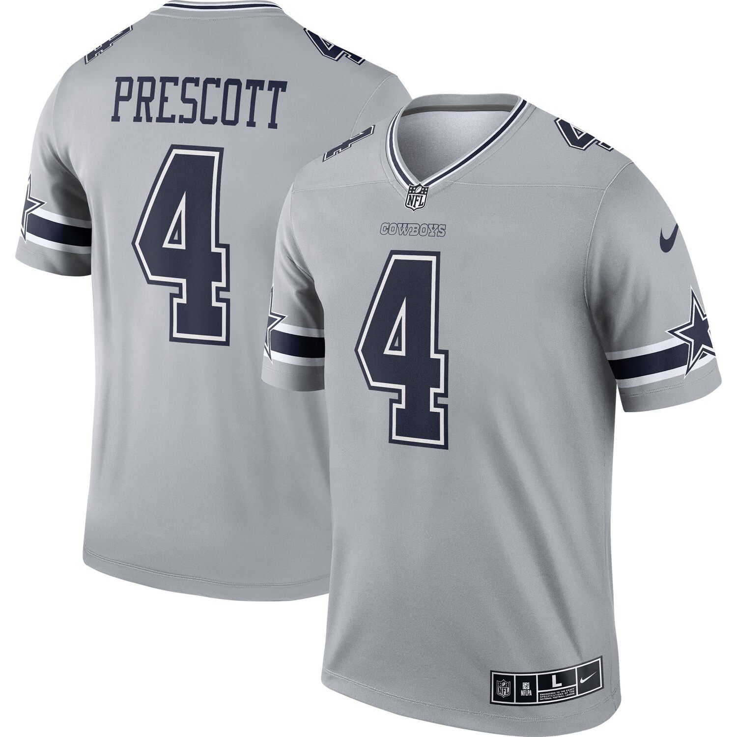 Mens Nike Trevon Diggs Gray Dallas Cowboys Inverted Legend Jersey｜TikTok  Search