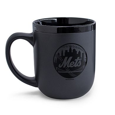 WinCraft New York Mets 17oz. Black Tonal Mug